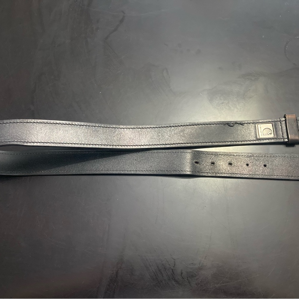 Men's Carhartt Black Leather Belt